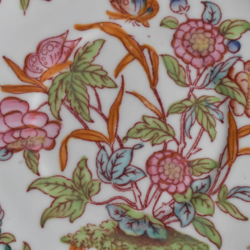 Antique Coffee Cup & Saucer, Sarreguemines Minton 216 D