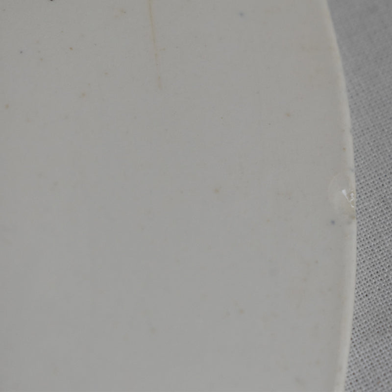 Antique Deep Plate, Longwy Muguet (Lily of the Valley) A