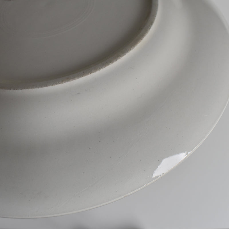 Vintage Plate, Mullardeau, Jaune