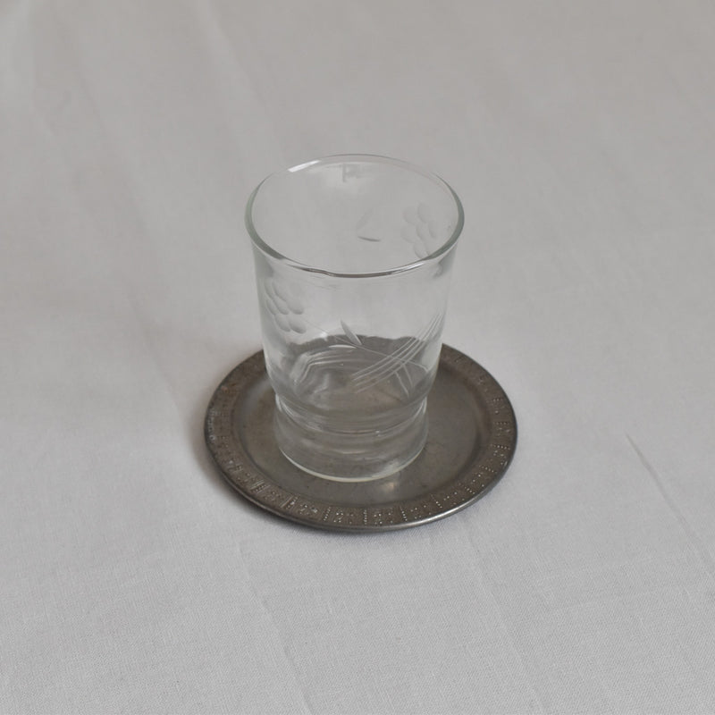 ヴィンテージピューター コースター2点セット