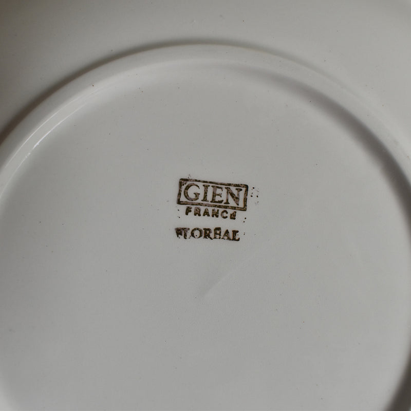 Vintage Plate Gien Floréal B