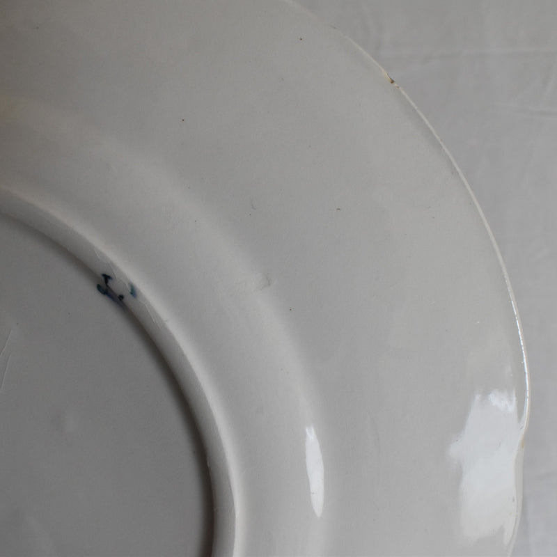 Antique Dessert Plate, Longwy Muguet (Lily of the Valley) E