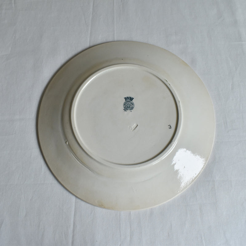 Antique Plate Badonviller Primerose A