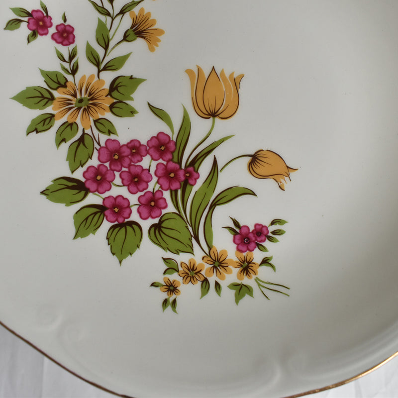 Vintage Plate Gien Floréal B