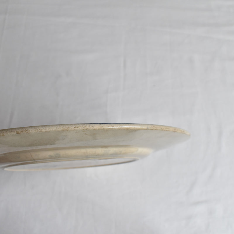 Antique Service Plate, Jules Vieillard Moustiers