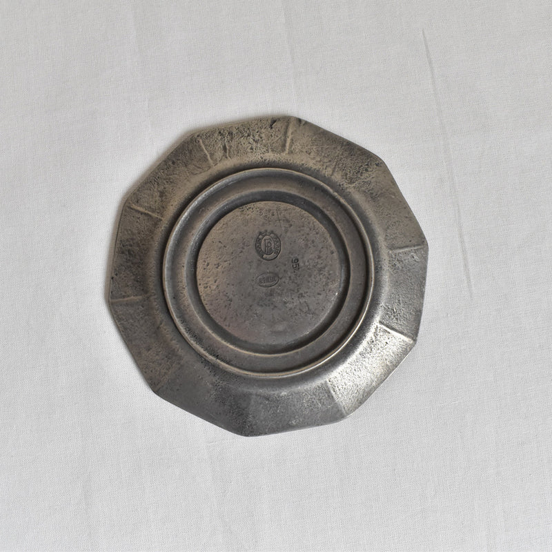 ヴィンテージピューター 小皿＆スプーン A