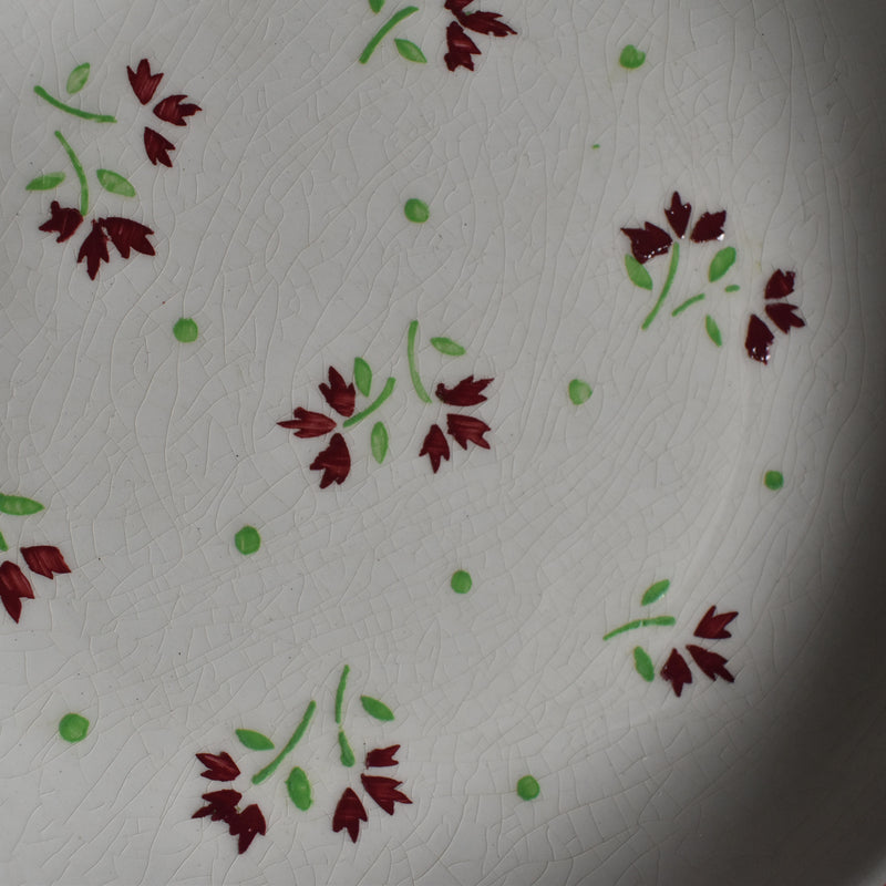 Antique Deep Plate K&G Luneville Monique C