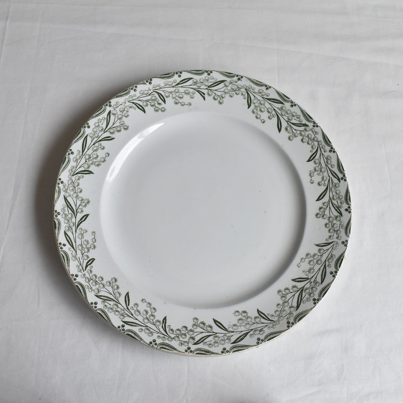 アンティーク ラウンド大皿 サンタマン Mimosas