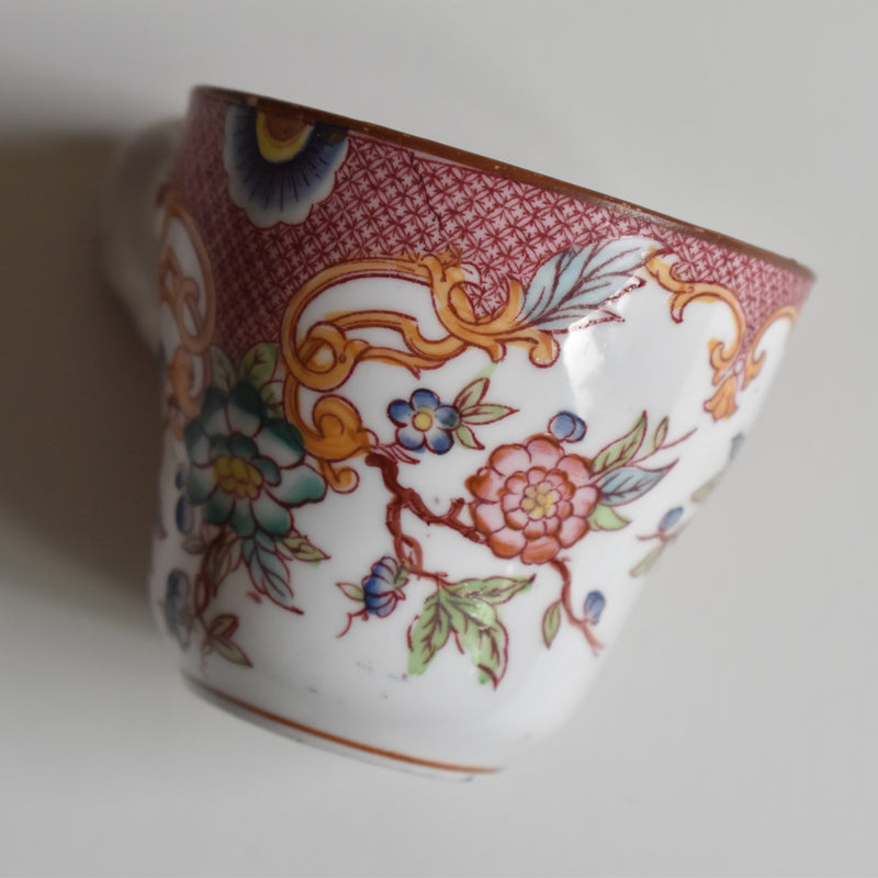 Antique Coffee Cup & Saucer, Sarreguemines Minton 216 D