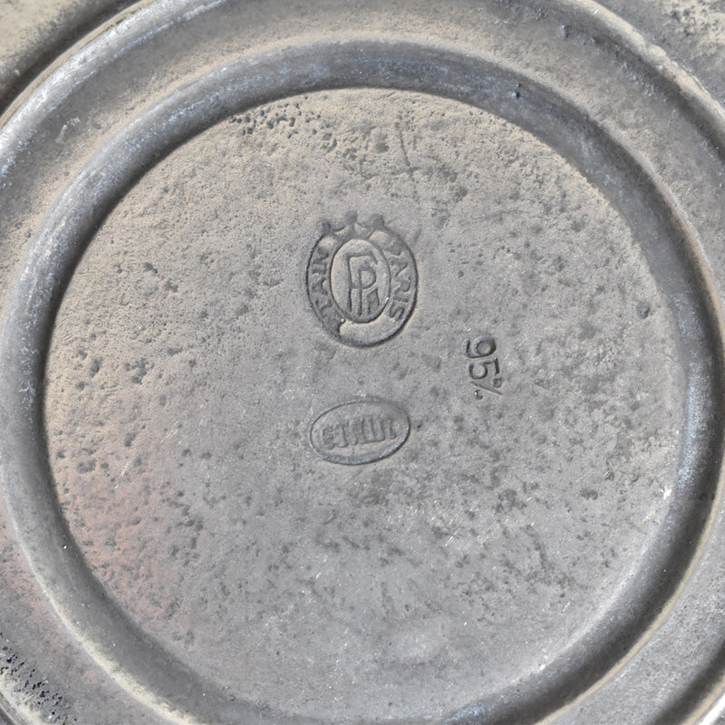 ヴィンテージピューター 小皿＆スプーン A