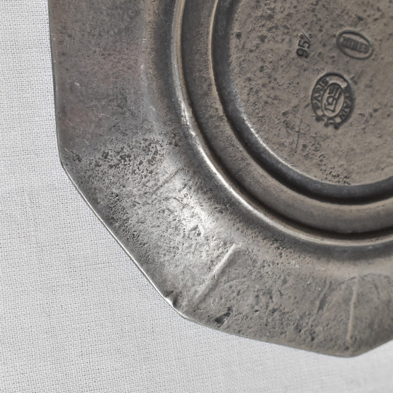 ヴィンテージピューター 小皿＆スプーン A