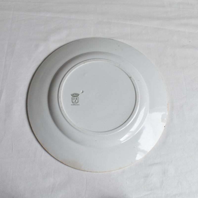 アンティーク ラウンド大皿 サンタマン Mimosas