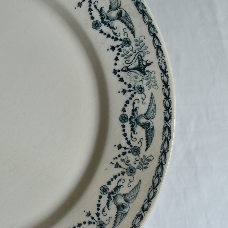 Antique Plate Badonviller Primerose A