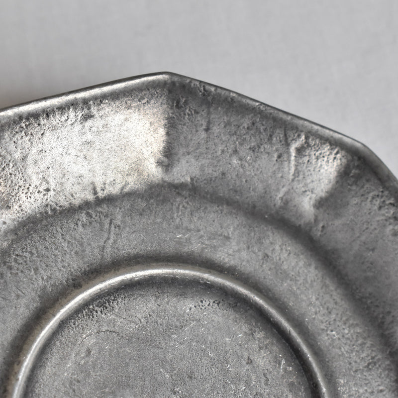 ヴィンテージピューター 小皿＆スプーン A