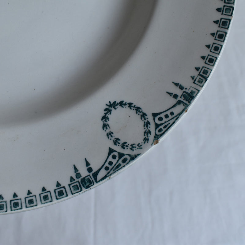 Vintage deep plate Saint-Amand