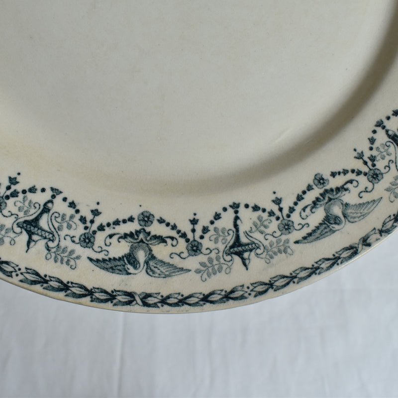 Antique Plate Badonviller Primerose A