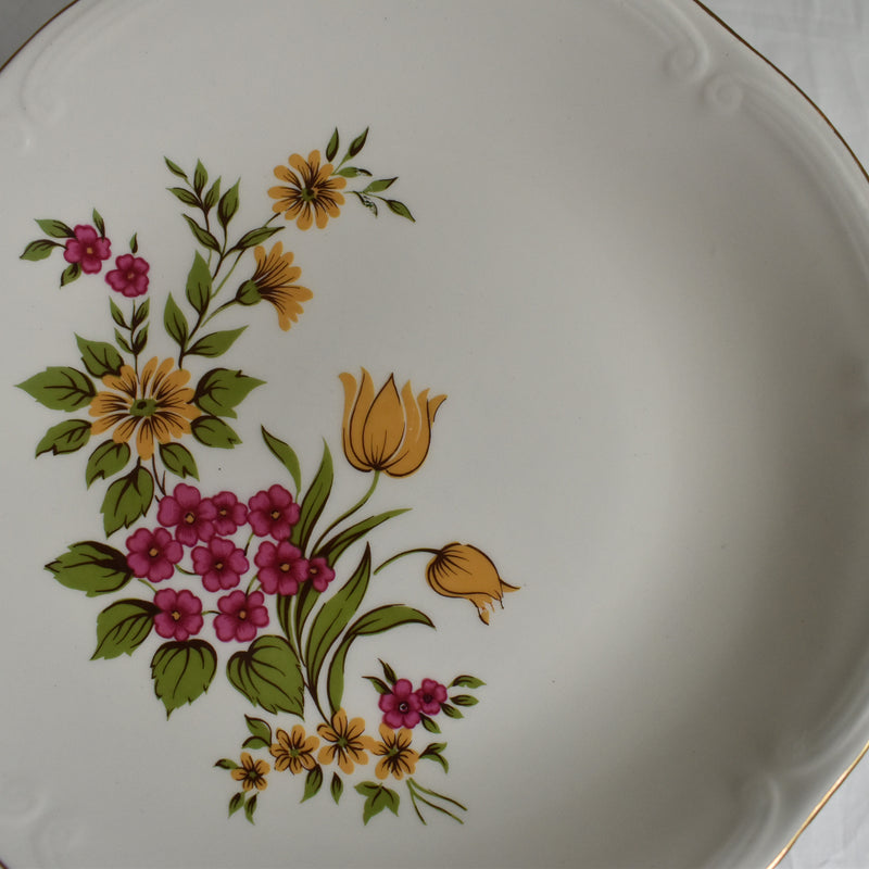 Vintage Plate Gien Floréal B