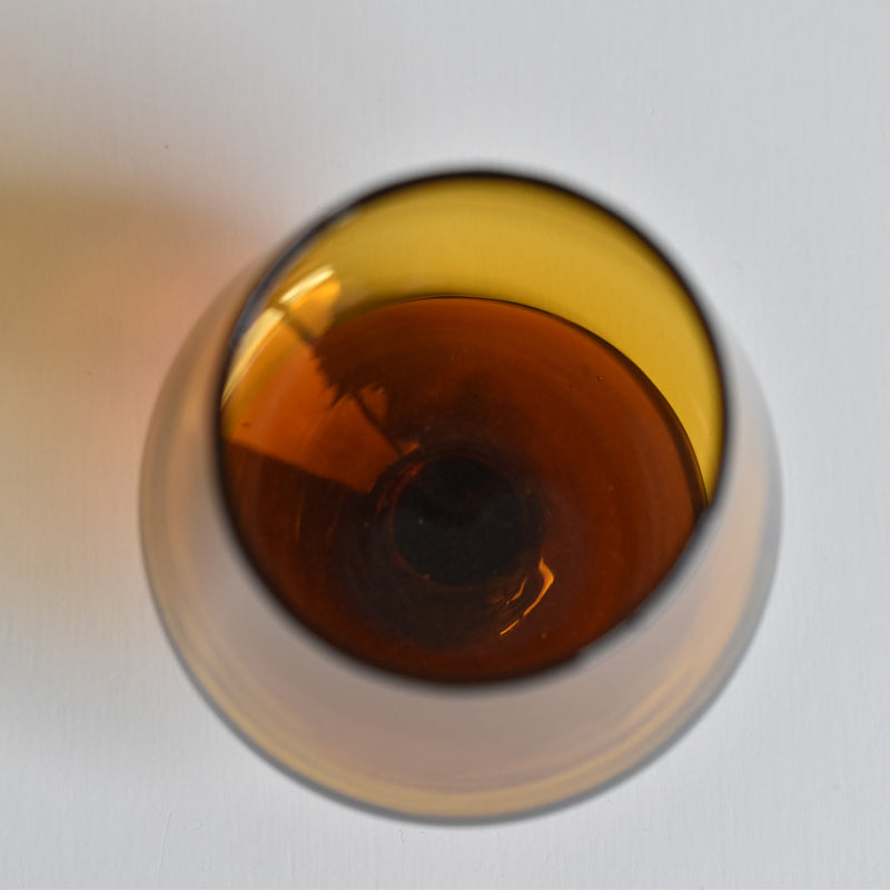 Vintage Liquor Glass Brown