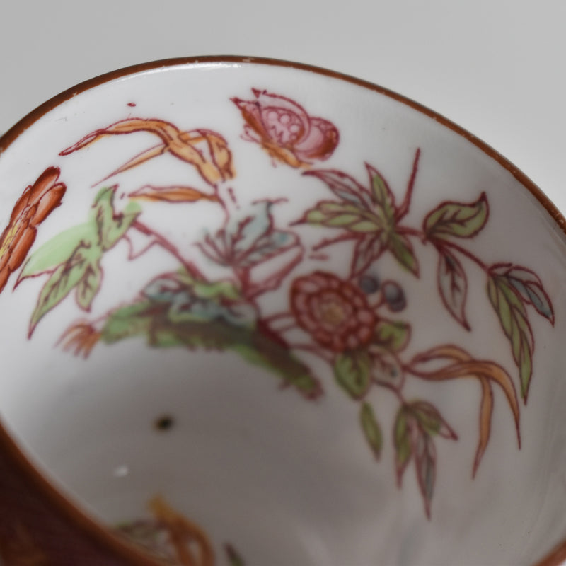 Antique Coffee Cup & Saucer, Sarreguemines Minton 216 D