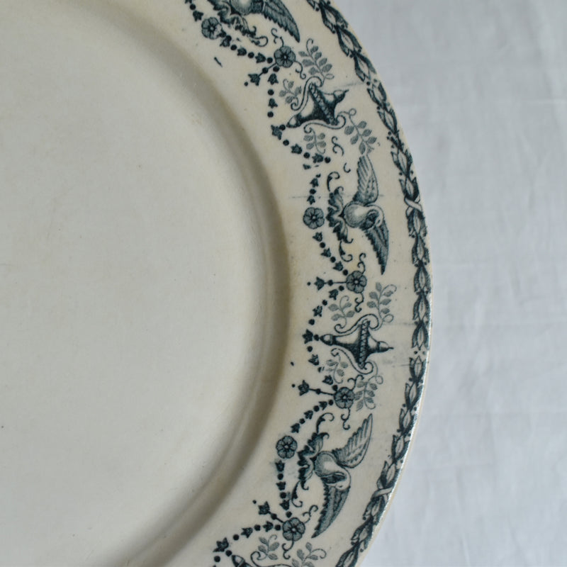 Antique Plate Badonviller Primerose A