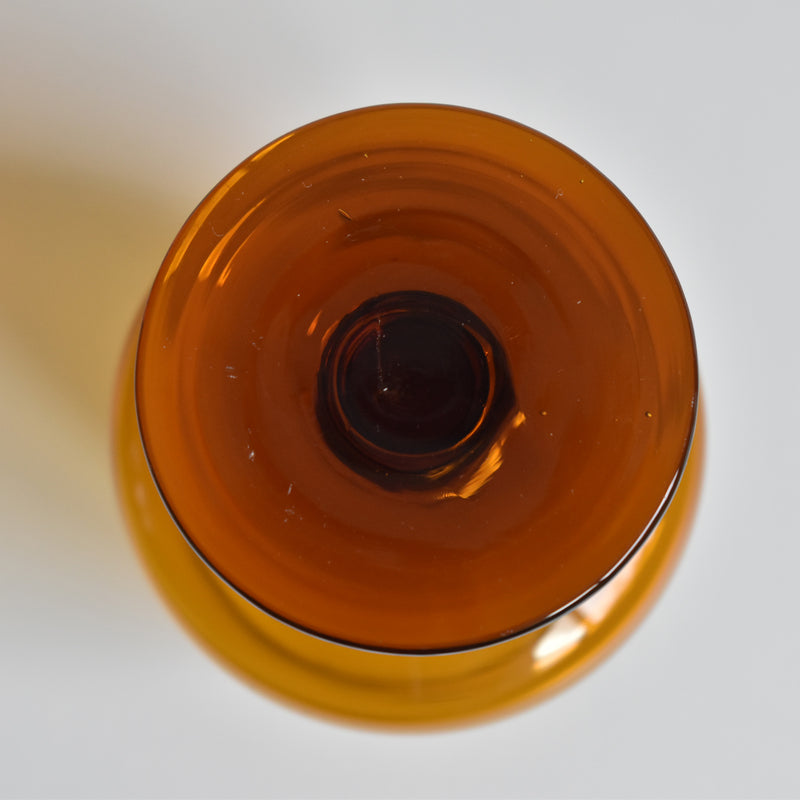 Vintage Liquor Glass Brown