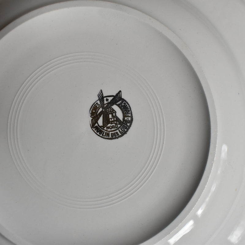 Vintage Deep Plate, Mûre et Delle, Jaune A