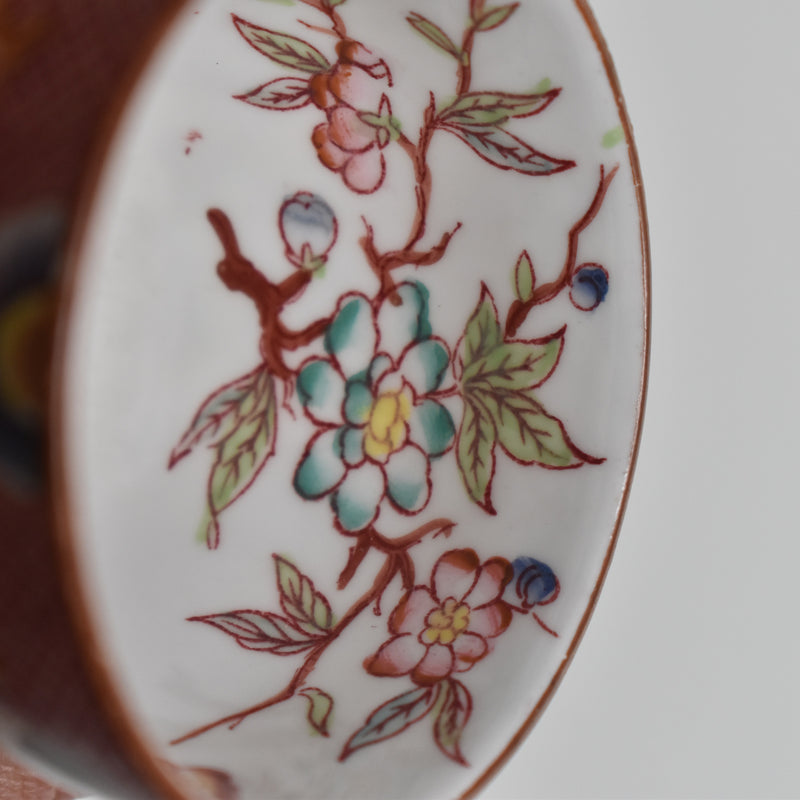 Antique Coffee Cup & Saucer, Sarreguemines Minton 216 D