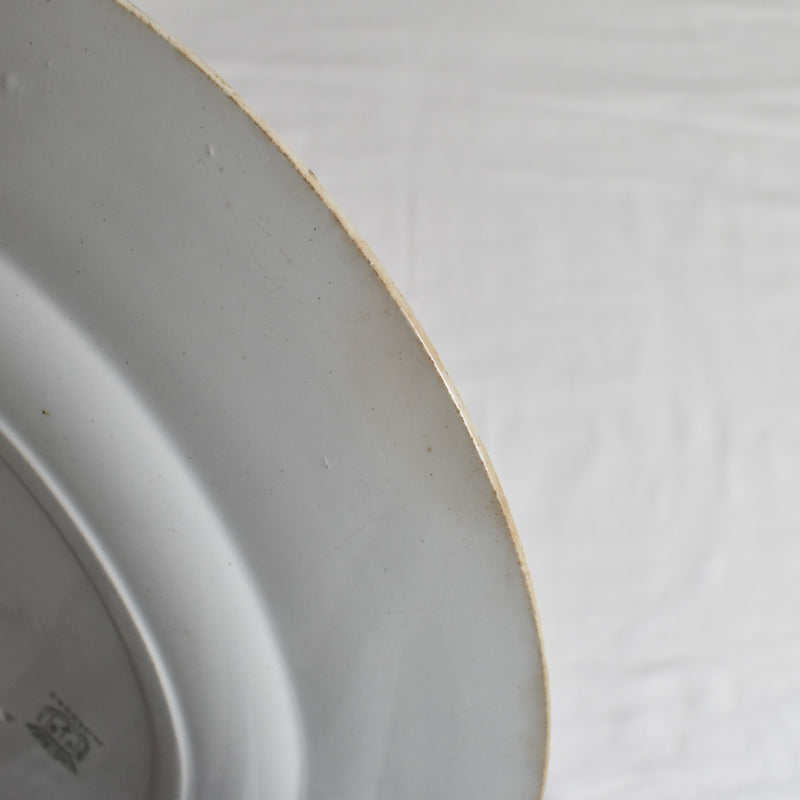 アンティーク ラウンド大皿 サンタマン Mimosas