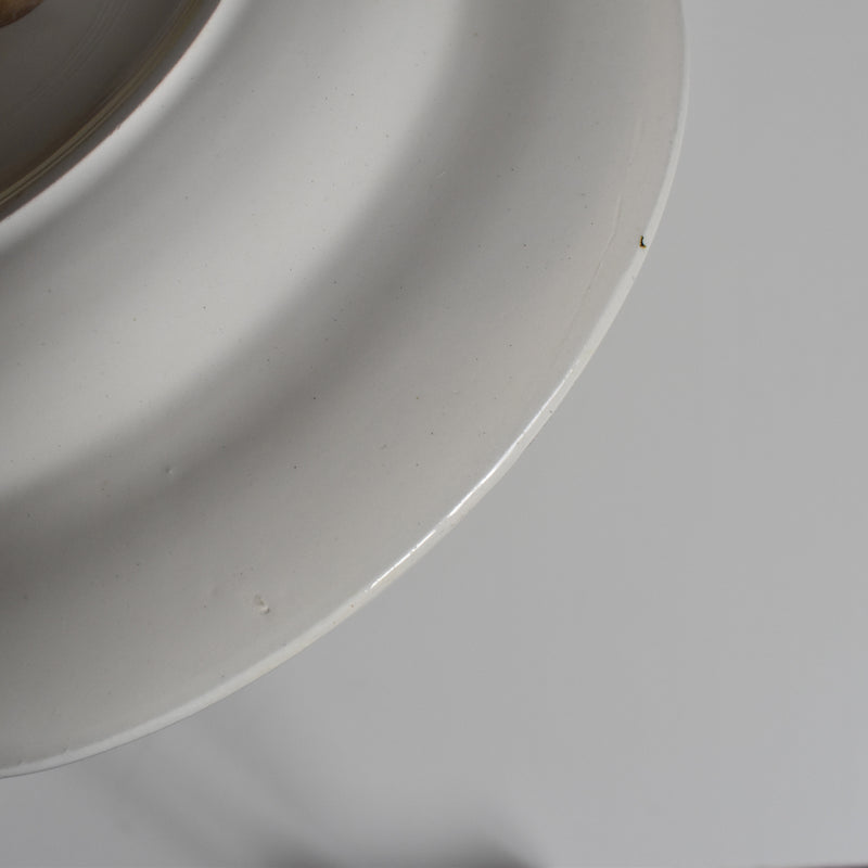 Vintage Deep Plate, Mûre et Delle, Jaune A