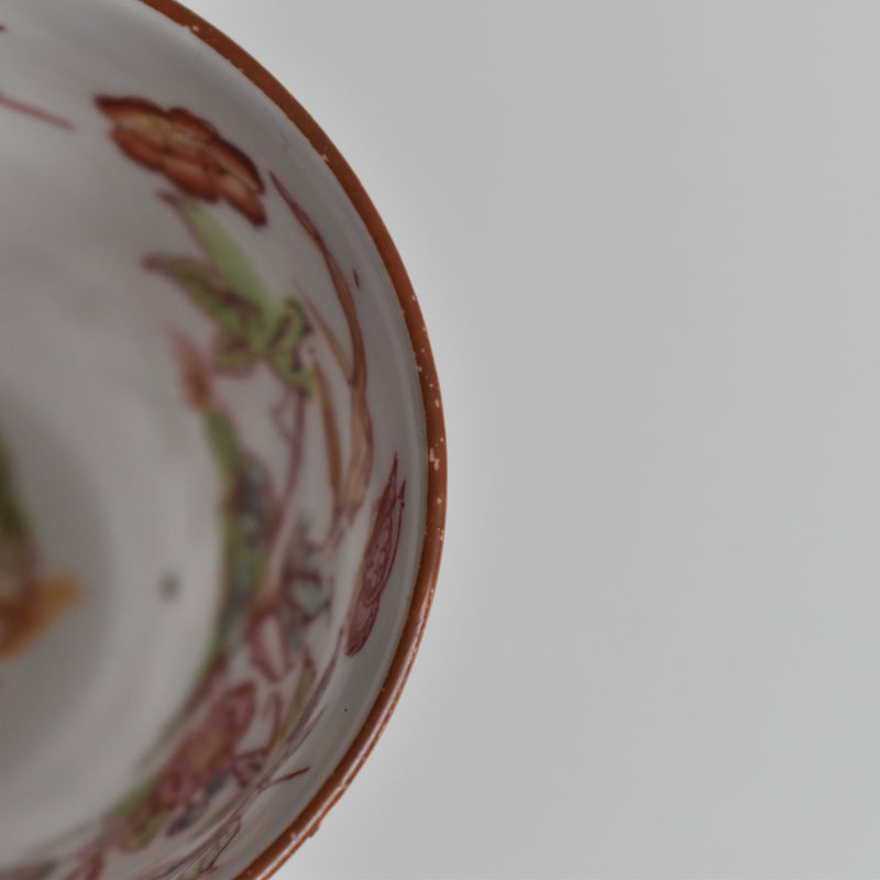 Antique Coffee Cup & Saucer, Sarreguemines Minton 216 D