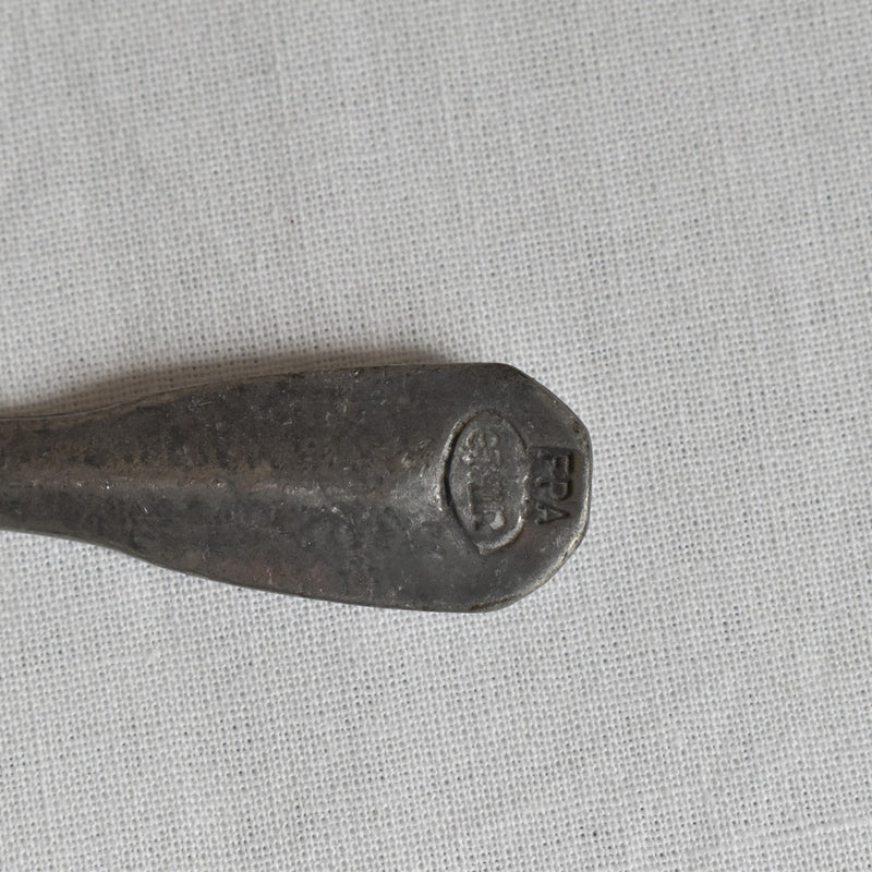 ヴィンテージピューター 小皿＆スプーン B