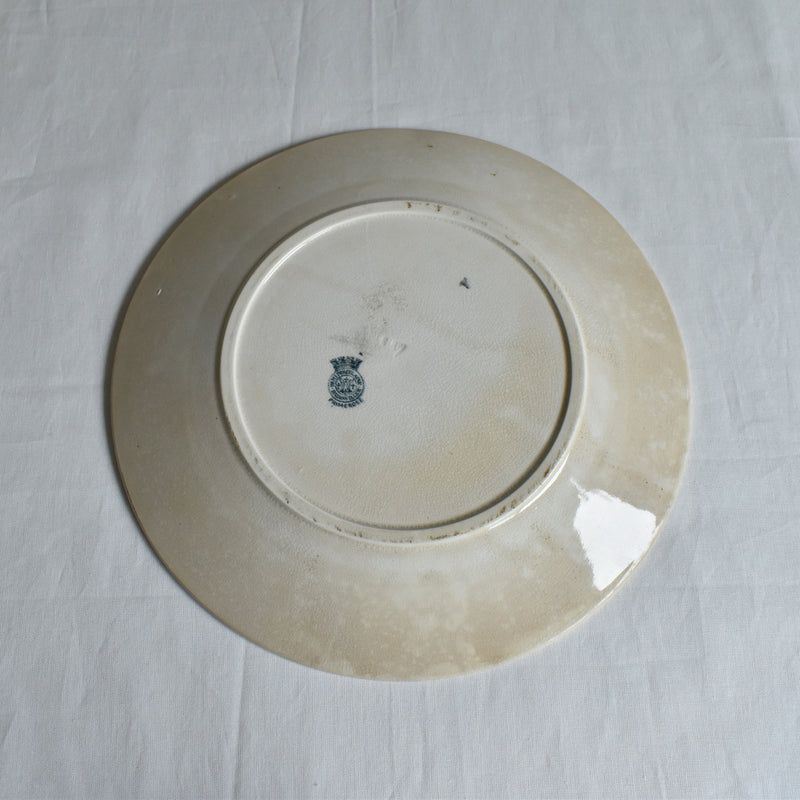Antique Plate Badonviller Primerose B