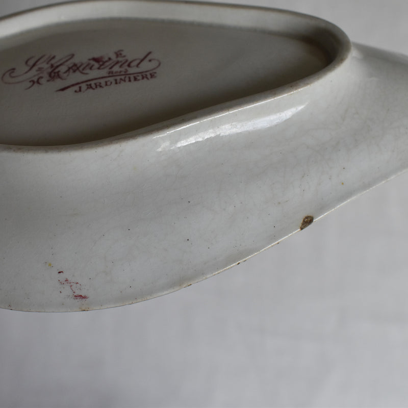 Antique Raviere Saint-Amand & Hamage Jardiniere B