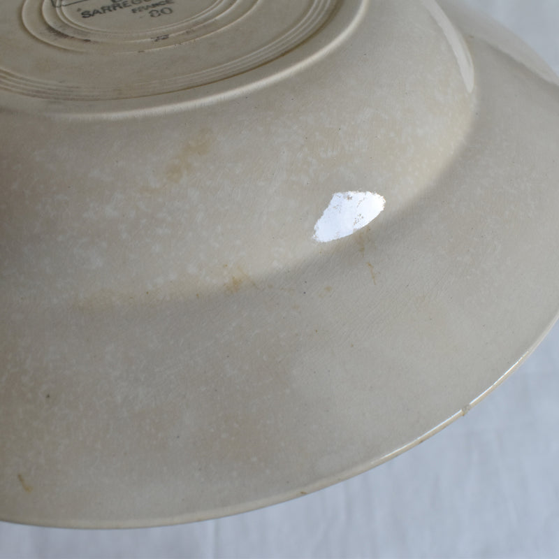 Vintage deep plate Digoin & Sarreguemines Champfleury