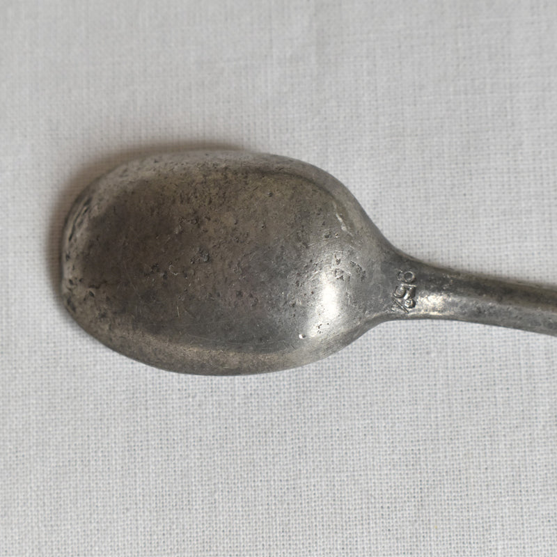 ヴィンテージピューター 小皿＆スプーン B