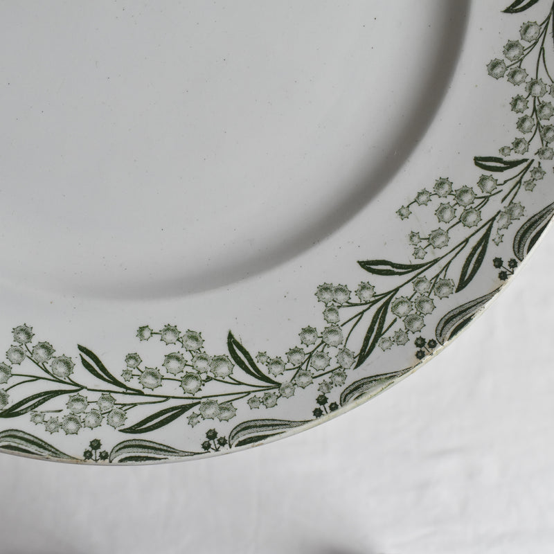 アンティーク ラウンド大皿 サンタマン Mimosas