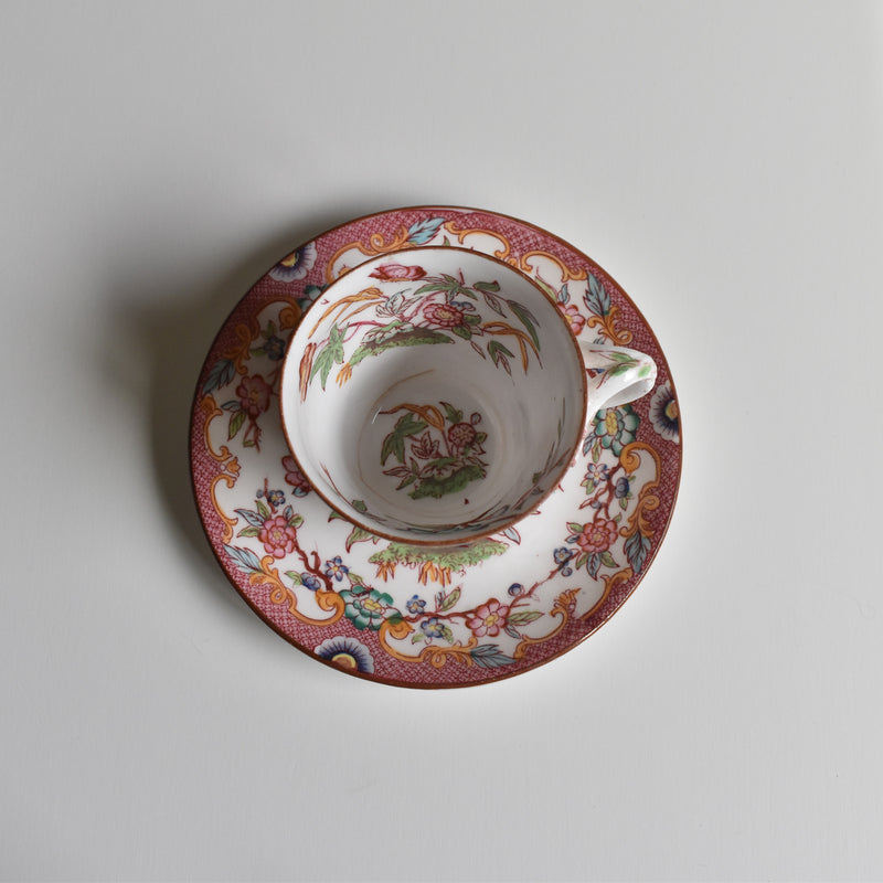 Antique Coffee Cup & Saucer Salagminnes Minton 216 E