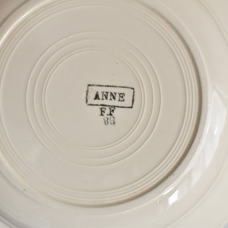 Vintage Deep Plate FF Pexonne Anne C