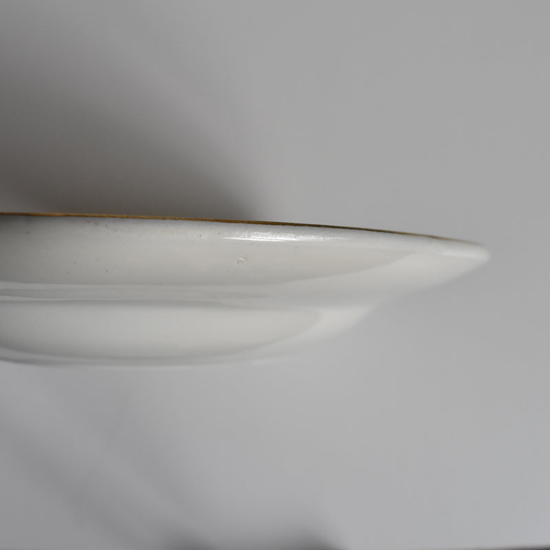 Vintage Deep Plate, Mûre et Delle, Jaune A