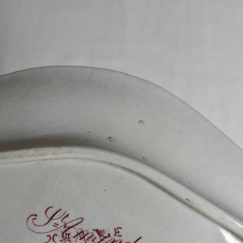 Antique Raviere Saint-Amand & Hamage Jardiniere B