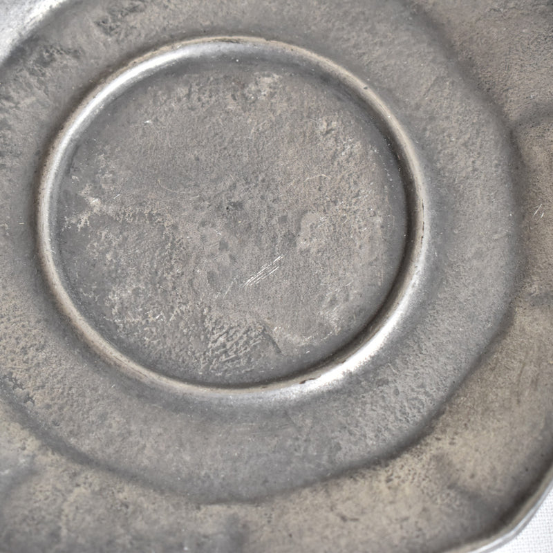 ヴィンテージピューター 小皿＆スプーン B