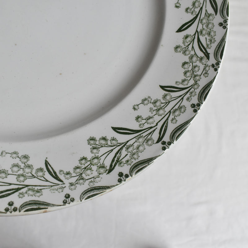 アンティーク ラウンド大皿 サンタマン Mimosas