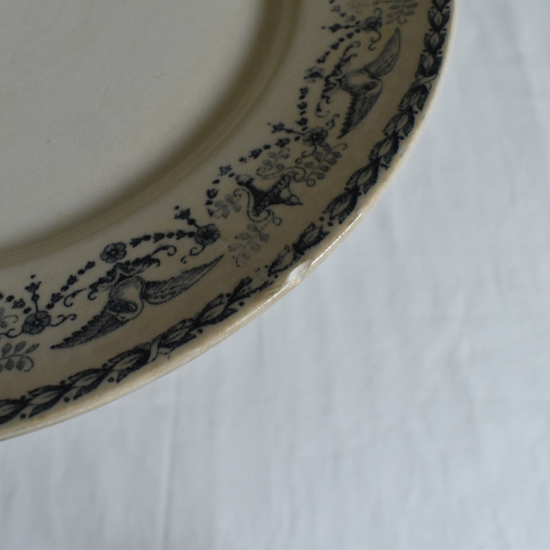 Antique Plate Badonviller Primerose B