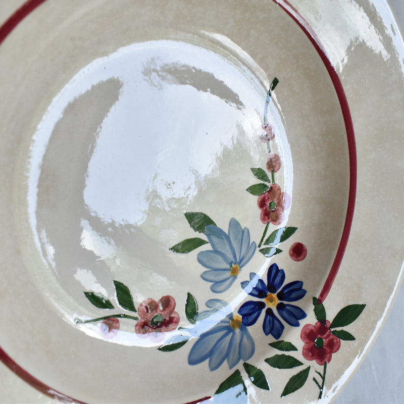 Vintage deep plate Digoin & Sarreguemines Champfleury
