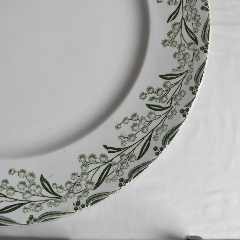 アンティーク ラウンド大皿 サンタマン Mimosas