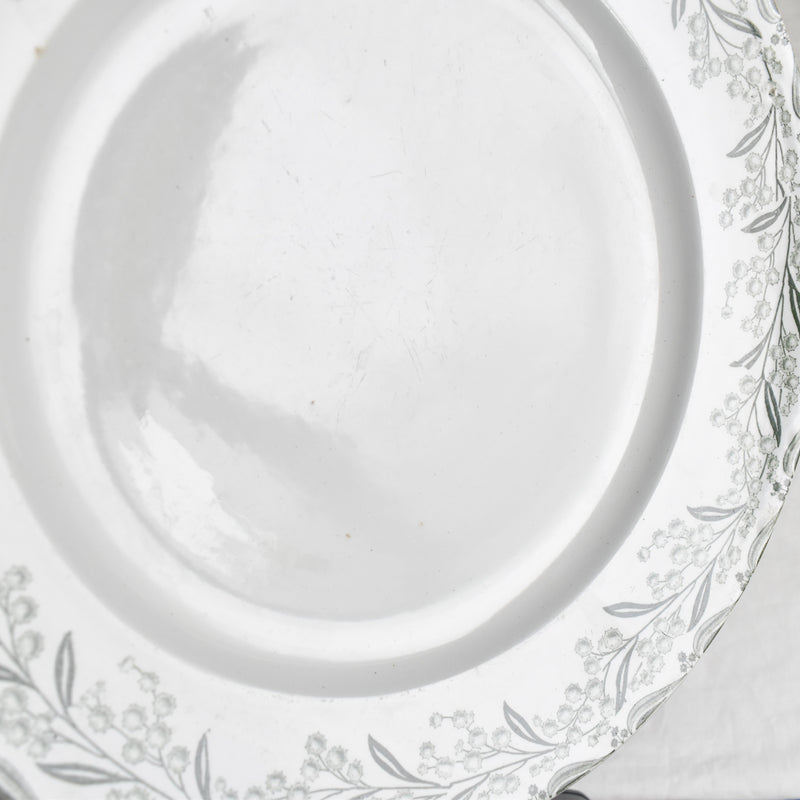 アンティーク ラウンド大皿 サンタマン Mimosas