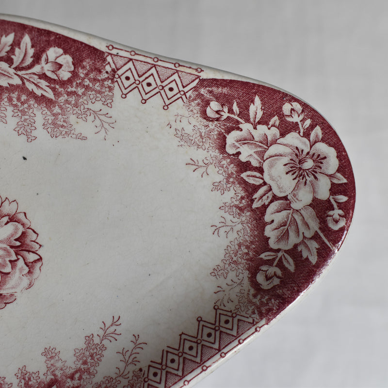 Antique Raviere Saint-Amand & Hamage Jardiniere B