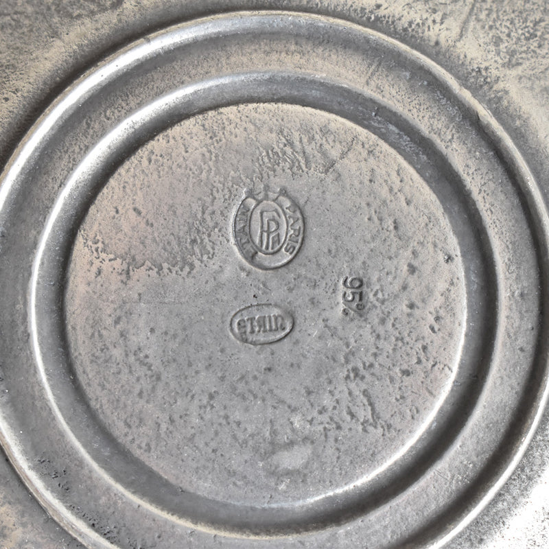 ヴィンテージピューター 小皿＆スプーン B