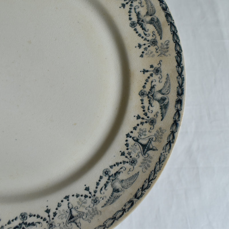 Antique Plate Badonviller Primerose B