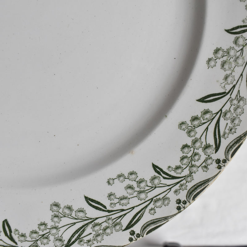 アンティーク ラウンド大皿 サンタマン Mimosas